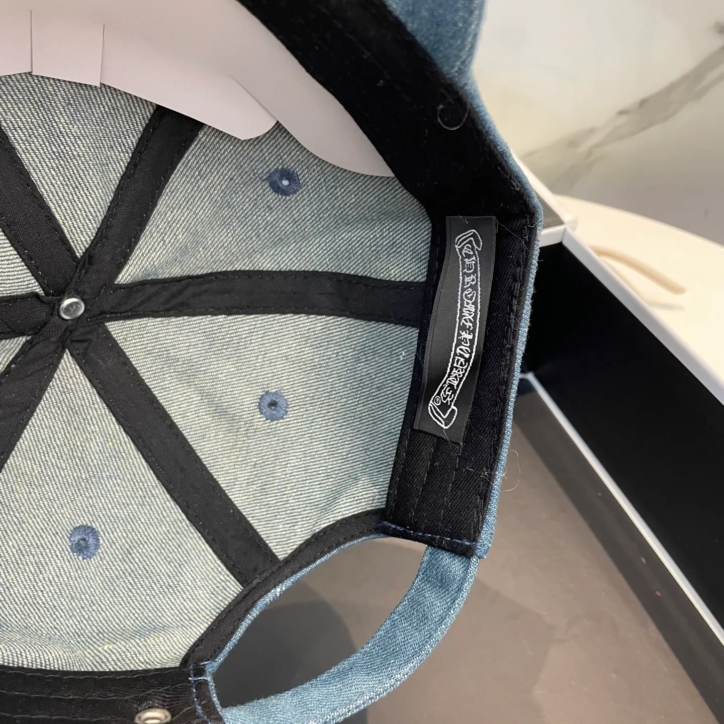 P70 Croxin's new high-quality washed denim baseball cap, high-end customized version! The same style as the internet celebrity fashion blogger! Wall crack recommended! Great quality! Head circumference 57cm